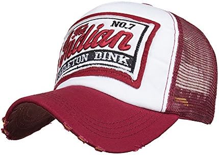 Cap de beisebol angustiado feminino Mesh back sport sport hat versátil lavado papai chapéu unissex tampa externa ajustável