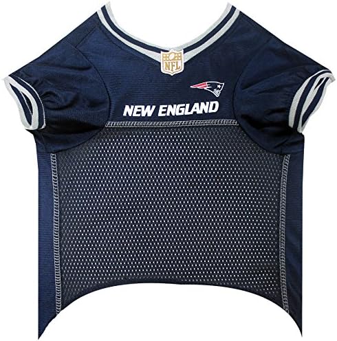 NFL New England Patriots Dog Jersey, Tamanho: XX Large. Melhor fantasia de camisa de futebol para cães e gatos. Camisa de camisa licenciada.
