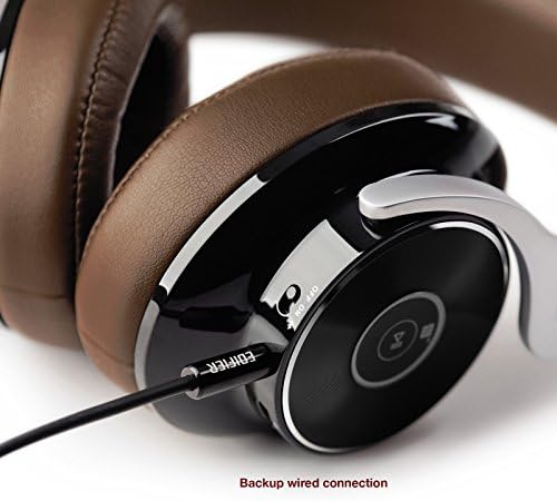 EDIFIDER W855BT CABELES BLUETOOTH - fone de ouvido sem fio estéreo com o excesso de orelha com controle de microfone e volume