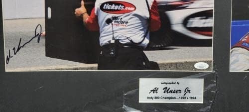 Al Unser Jr assinou 8x10 foto personalizada Indy 500 vencedora JSA VV99369 - Fotos esportivas Extreme Autografadas Extreme