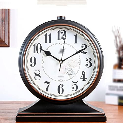 Relógios e relógios UXZDX Ornamentos grandes da sala de estar de sala de estar de mesa de mesa para mesa do relógio