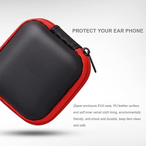 Fone de ouvido de capa de fone de ouvido portátil portátil EVA fone de ouvido Organizador de bolsa de armazenamento ou fone de ouvido, fones de ouvido, fones de ouvido, cartão de memória SD, chips de câmera