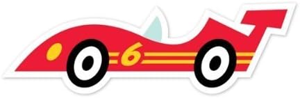 Paredes 360 Peel & Stick Parede Decalques: Caleb Gray Studios Vermelho Carro de corrida