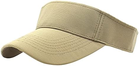 Moda Black Cap Beach Capéu ajustável para mulheres Proteção Caps Sun Visor-Golf Visor Baseball Caps Tennis Hat Tennis