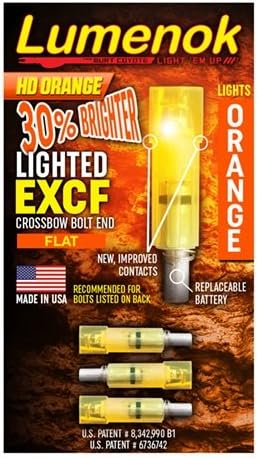 Lumenok Excalibur Firebolt Polt Flat Bolt, HD Orange