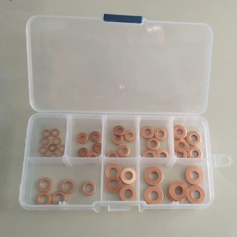 40pcs Junta de cobre 2 mm de espessura kits de juntas