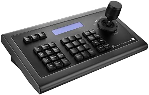 PTZ Camera Controller Video Conference Joystick Teclado Tela LCD Exibição RS232 RS485 para transmissão ao vivo da Igreja da Igreja