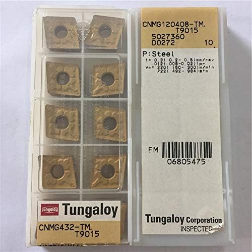 FINCOS CNMG120408-TM T9015 Inserção de moagem original de carboneto de tungaloy original Tungaloy