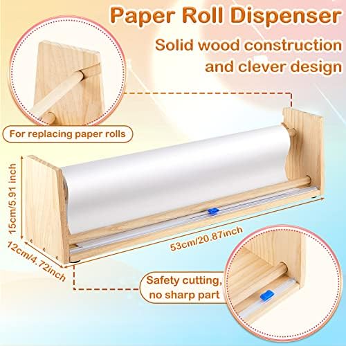 Dispensador de papel de papel de papel de madeira de 18 polegadas Dispensador de papel de papel de papel de papel e dispensador