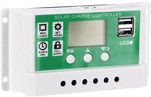 Controlador de carga solar do FDIT, painel solar porto USB Regulador Inteligente