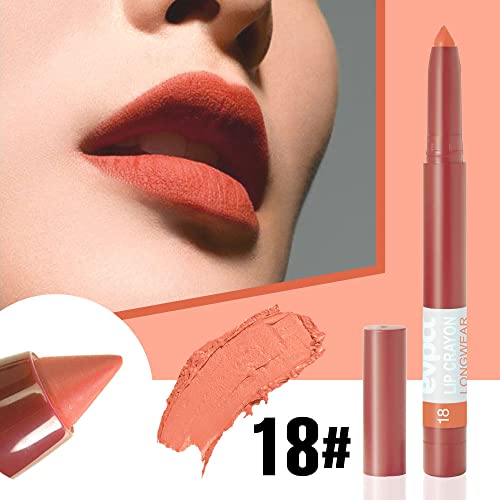 Bingbrush 3 Cores Crayon Matte Longwear Lipstick Pack Conjunto, hidrato de cor de cor de líquido liso de cor de lábio para coleção