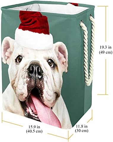Indicultor fofo cachorro bulldog grande cesto de roupa de roupa prejudicável a água para roupas de roupas para roupas para roupas de brinquedos, decoração de casa para banheiro do quarto