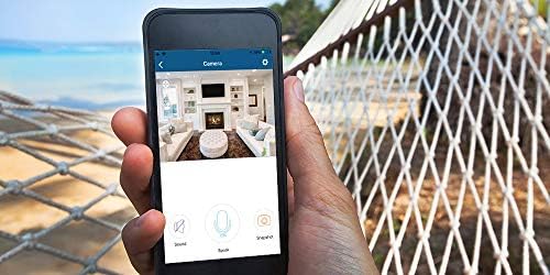 Rádio Emerson Emerson Alexa Compatível Câmera de segurança sem fio WiFi Indoor 720p. Conversa de duas maneiras, detecção de movimento,