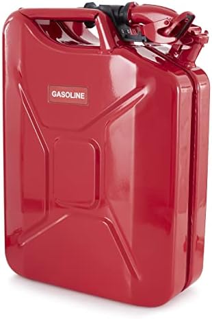 2) WAVIAN 3009 5,3 galão de 20 litros autêntico carb jerry lata com bico, vermelho