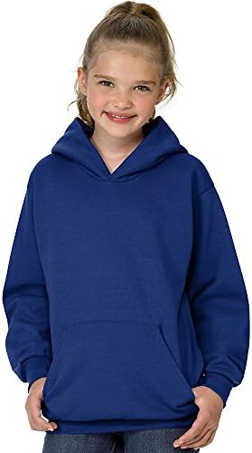Hanes Youth ComfortBlend EcoSmart Pullover Hoodie_deep Royal_M
