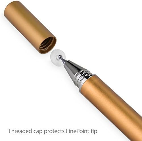 Caneta de caneta de ondas de ondas de caixa compatível com Dell XPS 15 - caneta capacitiva da FineTouch, caneta de caneta super precisa para Dell XPS 15 - Champagne Gold