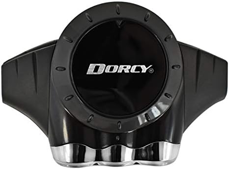 Dorcy 41-2105 Tampar lanterna de farol de LED resistente às intempéries com clipe embutido, 13,5-lúmens, acabamento preto