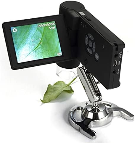 YTYZC 500X Microscópio Digital Mobile 3 '' LCD 5MP Bateria de lítio USB 8 LED PC PC Ferramentas de câmera