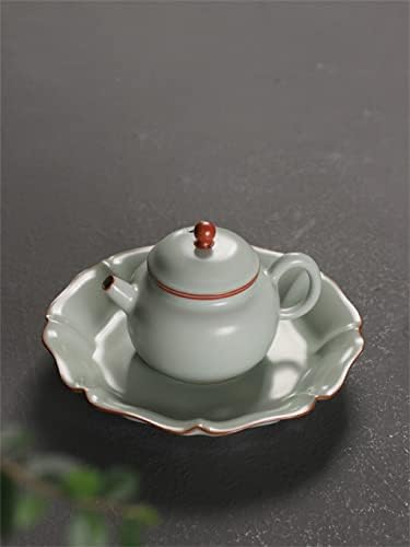 Panela de porcelana de 120 ml grossa com bule de cerâmica de kung fu filtro com bule de filtro