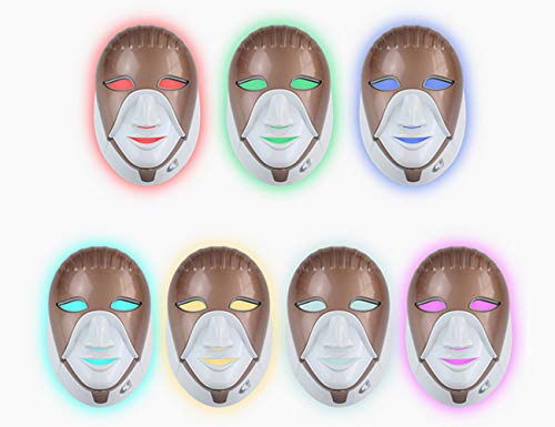 Faciais de beleza Ferramentas para cuidados com a pele 7 cores fóton máscara facial rejuvenescimento elitzia et029