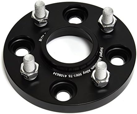 Bloxsport 2pcs 15mm Adaptadores de espaçadores de rodas centrados no hub 4x100 cb 54.1 alumínio forjado 6061-t6 para Toyota Aygo Celica