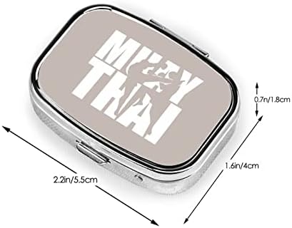 Mini -Square Mini Caso de Viagem de Viagem de Muay Tail