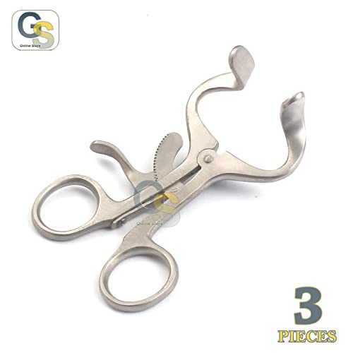 3 peças de malha de malha Instruments de anestesia de gag 3,5 G.S Store Online
