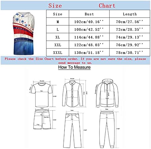 Miashui malha tops para homens mensagens de verão Dia do dia digital de impressão de impressão de bandeira 3D Digital Men com colete sem mangas correndo muito