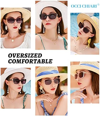 Occi Chiari Bifocal Reading Glasses Sunglasses Womems Oversize Blue Blocking Sun Readers Outdoor UV400 1.0 1.5 2,0 2,5 3.0