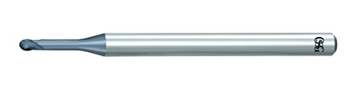 OSG 2,0mm Mill Nariz Ball Nariz - WXL revestido - Compatível com os sistemas de moagem Roland; DWX-4, DWX-50, DWX-51, DWX-52-Projetado para materiais de titânio, cera/pmma, peek e cobalto