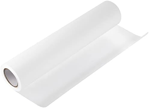 Rolagem de papel de rastreamento, 12 polegadas x 55 jardas padrões de rastreamento papel branco traço de papel translúcido papel