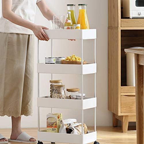Prateleiras caseiras jyxcoShelf, rack de armazenamento doméstico multifuncional de 4 camadas de 4 camadas de banheiro de cozinha