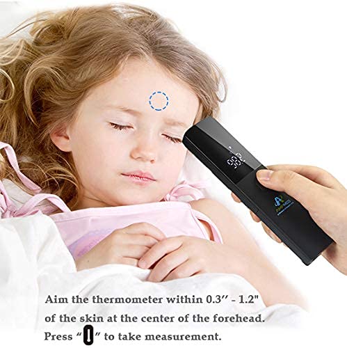 3-PACK AMPLIM W1 AE2 CA3 Termômetro de testa digital sem contato sem contato para adultos e bebês