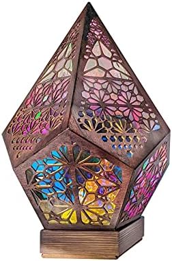 Utnmdd infinito dodecaedro color arte luz noite luz, lâmpada noturna criativa e fria led, atmosfera de festa luz ajustável, lâmpada de mesa de decoração de móveis