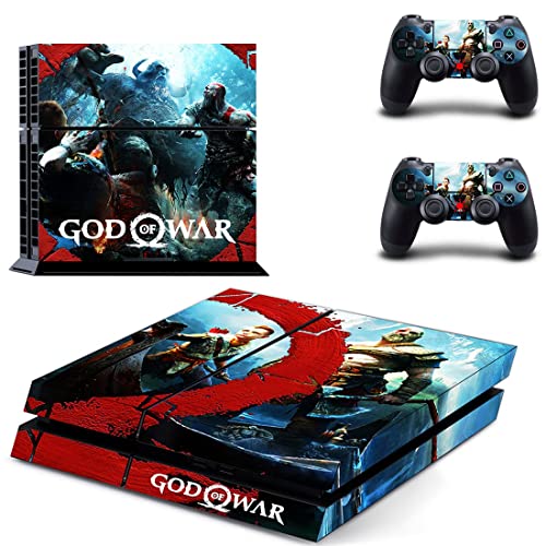 Jogo de Deus melhor da guerra PS4 ou PS5 Skin Stick para PlayStation 4 ou 5 Console e 2 Controllers Decal Vinyl V4249