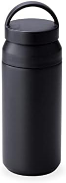 DOLCE DUO SB-1694 Garrafa de água com alça, garrafa de caneca, 11,8 fl oz, a vácuo isolada, retenção de calor e frio, garrafa de