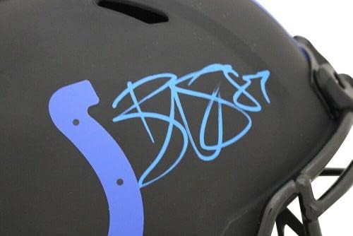 Reggie Wayne autografou Indianapolis Colts f/s Eclipse Speed ​​Helmet PSA 31844 - Capacetes NFL autografados