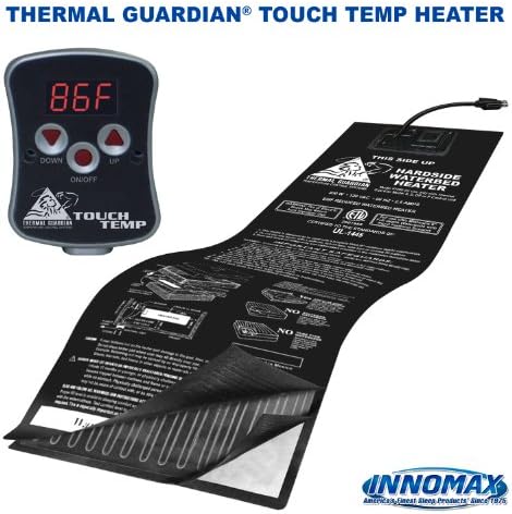 Innomax Thermal Guardian Touch Temper Estado sólido Aquecedor de travamento d'água, Watt Full Watt
