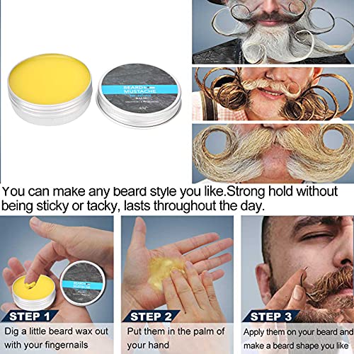 Kit de cuidados com barba, tesouras de barba Segura e ecológica de petróleo de barba Profissional para barbearia para viagens