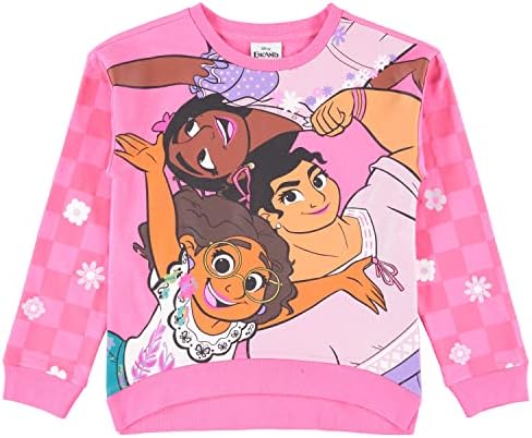 Disney Girls Encanto Sweatshirt - Mirabel, Isabela e Luisa - Tamanhos 2T -16