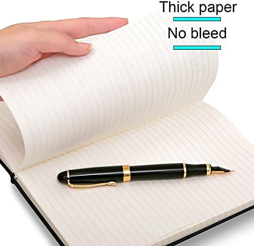 Vanpad Cobertão Hard -Hardcover Journal 8.3 x 5,5 Classic A5 Notebook de redação Recupestre Médio Livro de notas suaves,