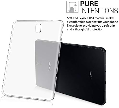 Zeking for Galaxy Tab S4 T835 T830 Caixa, Ultra Slim Fino Anti-arranhão TPU borracha de borracha macia Silicone Premium Protetive Case Caso para Galaxy Tab S4
