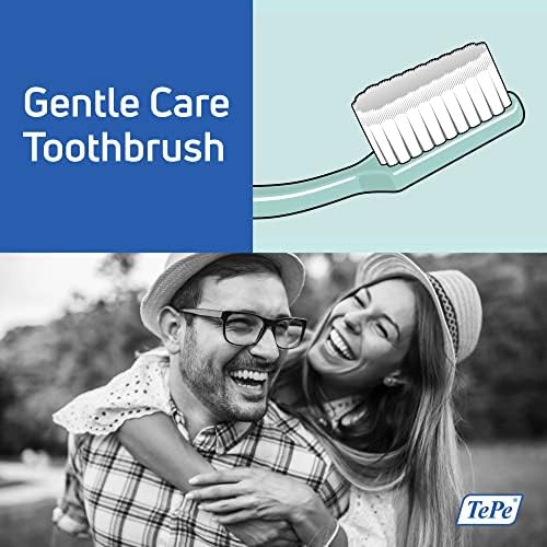 Escova de dentes macio e gentil tepe, escova de dentes pós-cirurgia para dentes para dentes e gengivas sensíveis