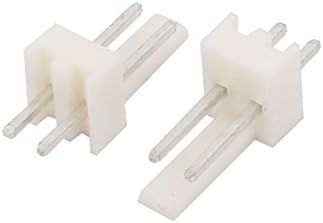 Aexit 110pcs 1,65mm Distribuição Epide elétrico Linha única 2p Conector de encaixe de plástico concha branca