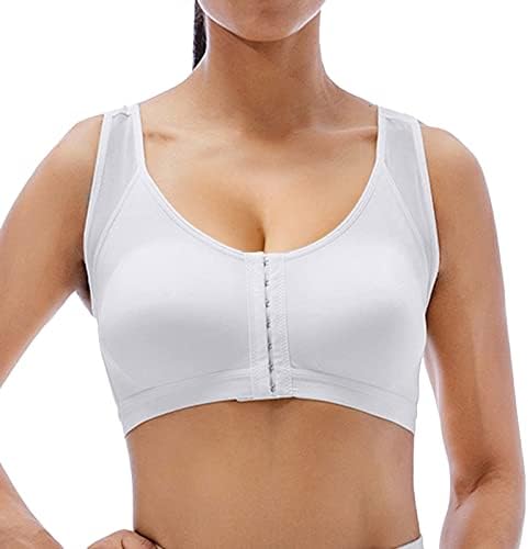 Roupa íntima de compressão Mulheres grandes sutiãs de mama confortáveis ​​para lingerie de lingerie plus size cobertura completa da frente