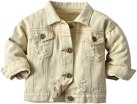 Criança Babys meninos meninas Lazer quente Jean Coat Spring Winter Casaco de casaco de casaco de casaco sólido para babys