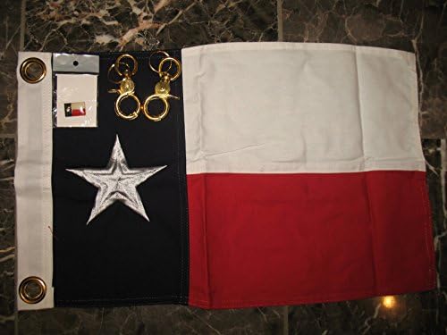 RFCO Texas 12 X18 Costado Bordado de Bandeira Bordada 2 Ply Bandeira Bandeira