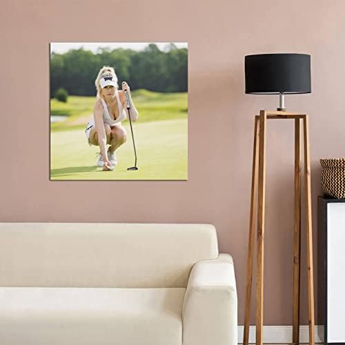 Sexy Golf Female Golfers Poster Decorativo Pintura de Velas da Parede Arte da sala de estar Postos de quarto Pintura de quarto