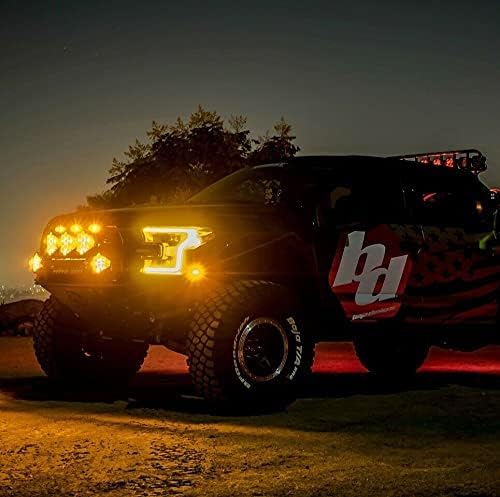 Baja Designs par LP6 Pro Led Amber Drive/Combo Light + Harness Kit