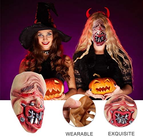 Tendycoco Halloween decorativo de face spoof de halloween festas de halloween